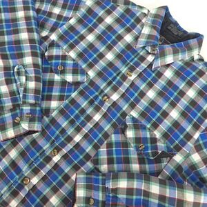 Vintage Backpacker Flannel Shacket Mens Large Plaid Quilted Lined Chore Shirt